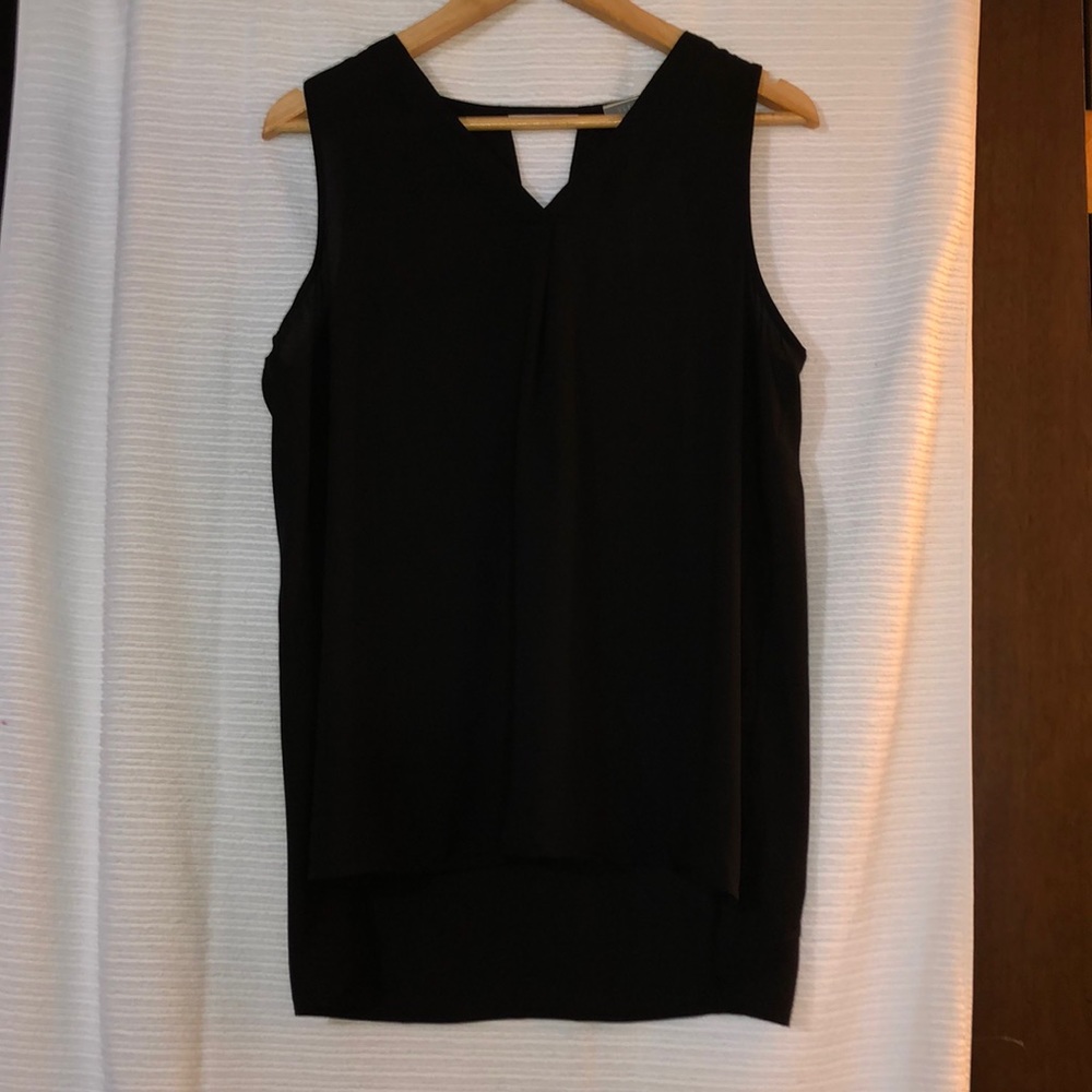 Pleione - Chiffon-Like Tank Blouse - M